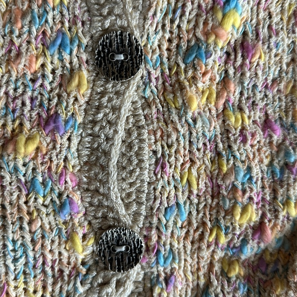 Spring Time/Easter Knit Vest Size Medium - image 5